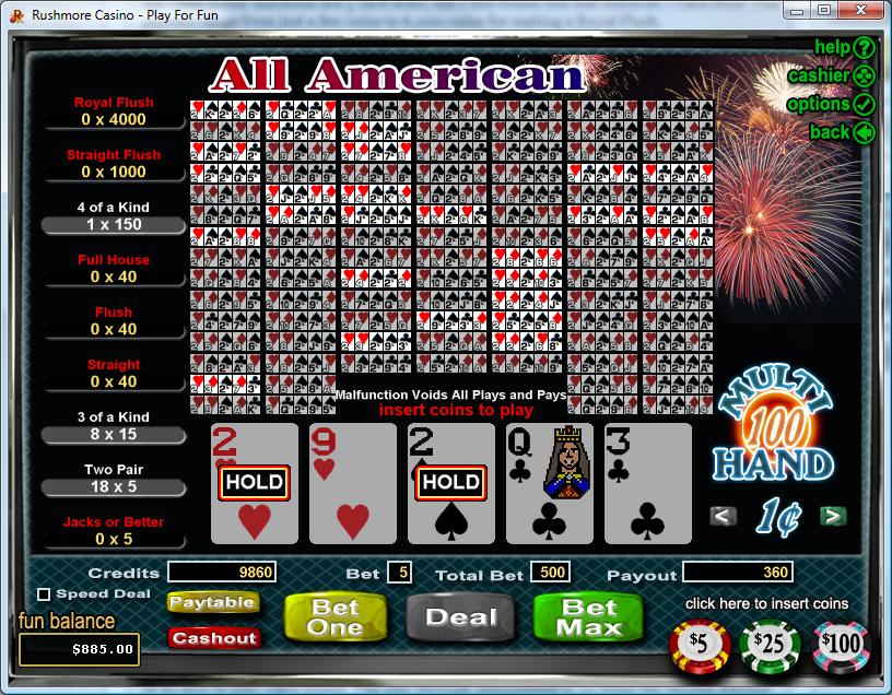 Video Poker Pay -12492