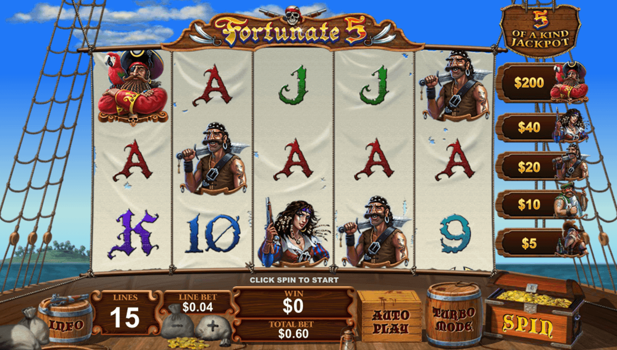 Fortunate 5 Slot -71257