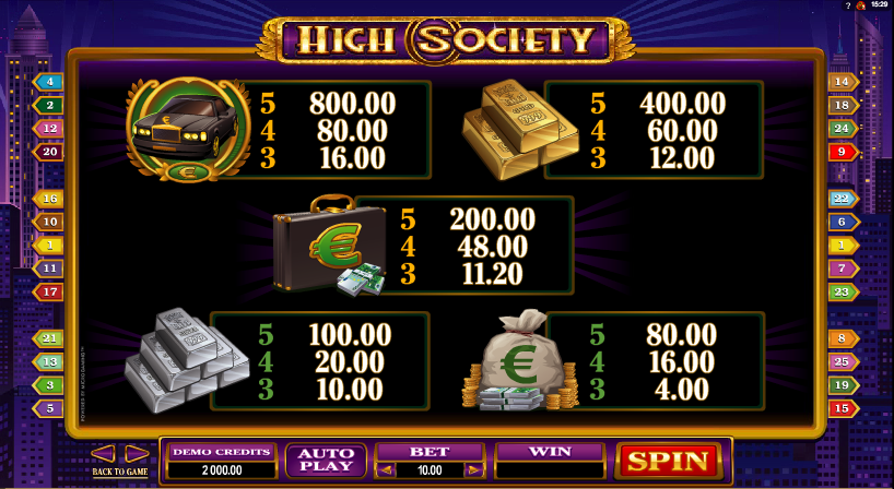 High Society Casino -30068